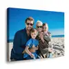 Foto op canvas met blauwe achtergrond