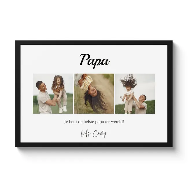 Poster met lijst - Collage horizontaal