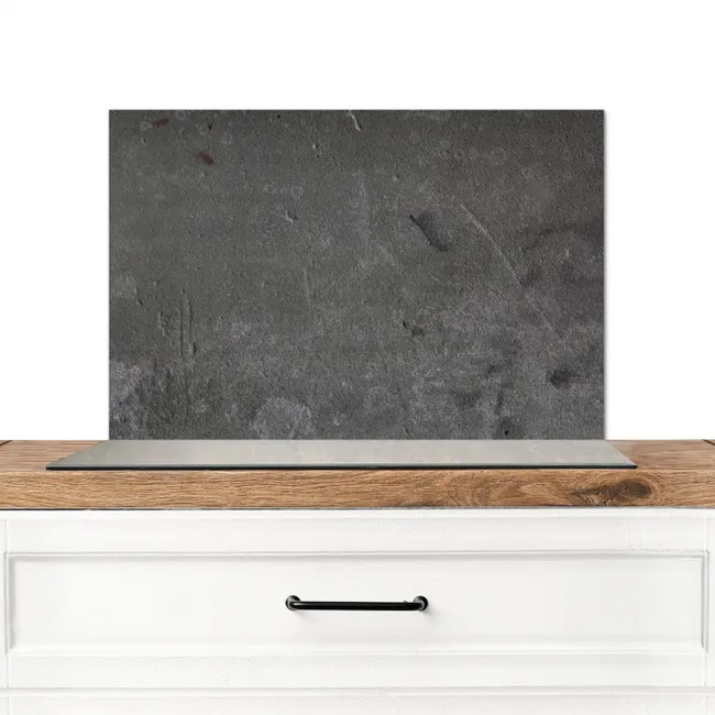 Beton - Grijs - Lijn - Vormen Spatscherm Aluminium klein -3d_zonderpan