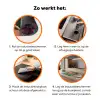 Luipaard - Kleurrijk - Tropisch Inductie beschermer vinyl 3mm middel -zzzzzzz-td-werking