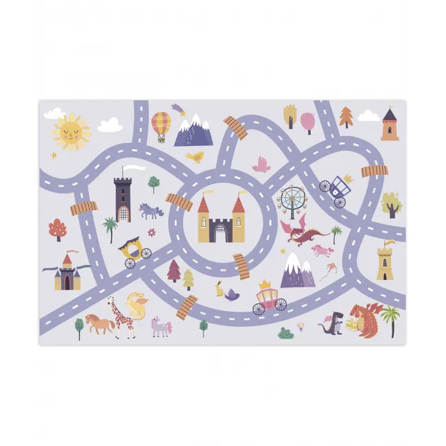 speelkleed-kasteel Speelmat klein -3d