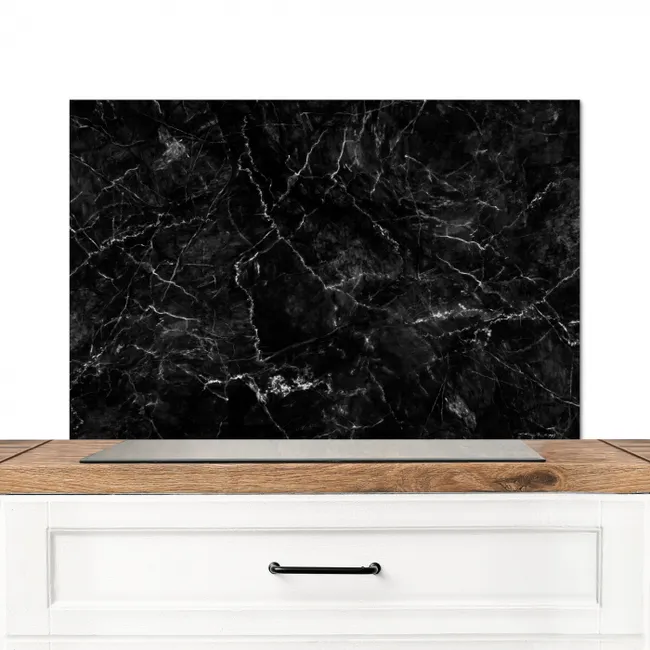 Marmer - Keramiek - Lijn Spatscherm Aluminium middel -3d_zonderpan