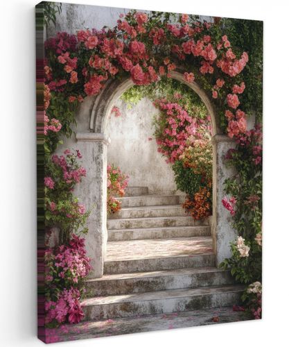 Doorkijk - Rozen - Vintage - Poort