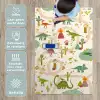 Dino - Groen - Natuur - Kinderen - Design Speelmat middel -sfeer3
