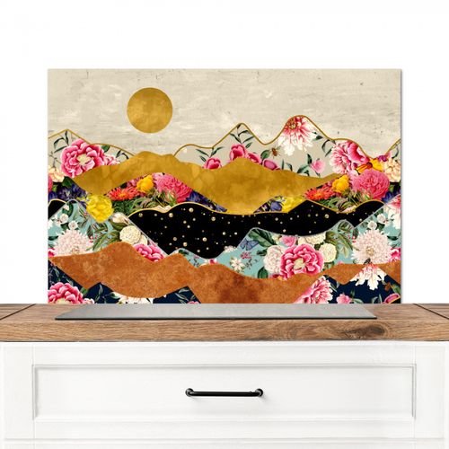 Goud - Bloemen - Print - Abstract - Landschap - Patronen