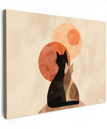 Katten - Zwart - Abstract - Cirkels