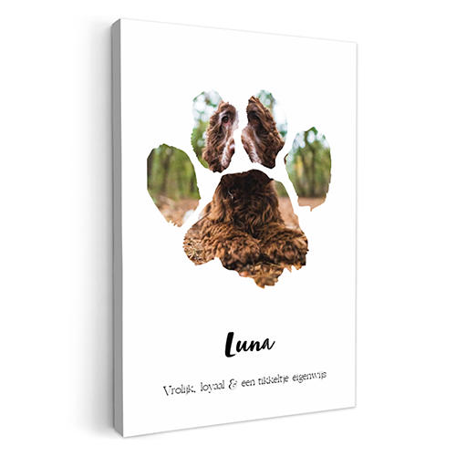 Canvas - Dierenpootje