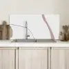 Lijn - Pastel - Design Spatscherm Aluminium klein -sfeer2