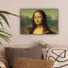 Mona Lisa - Leonardo da Vinci canvas 2cm klein -sfeer1
