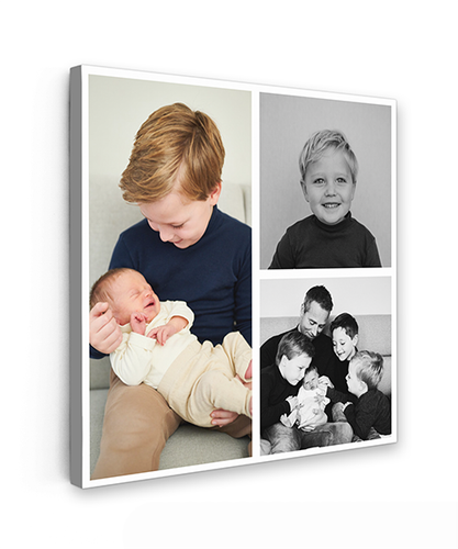 Canvas collage - Vierkant - 3 foto's