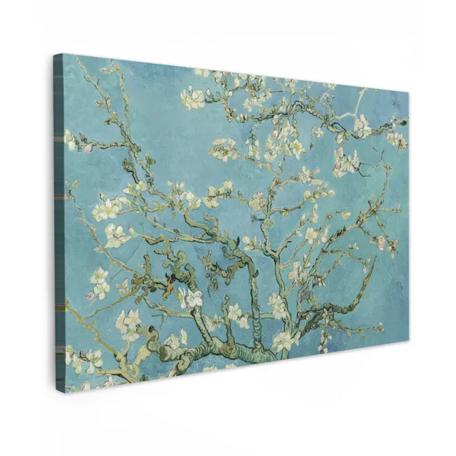 Van Gogh - Amandelbloesem - Oude meesters - Kunst - Vintage canvas 2cm klein -z3d