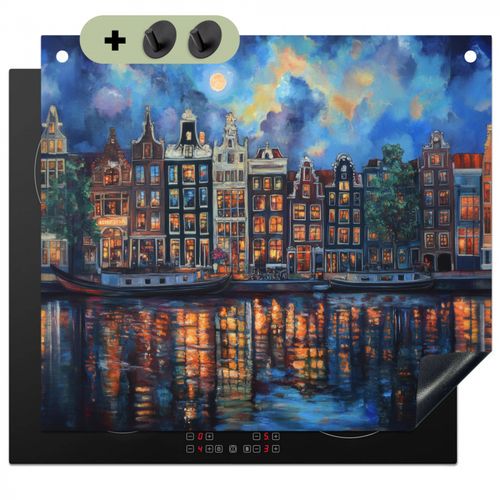 Grachten Amsterdam - Huizen - Stad - Kleurrijk