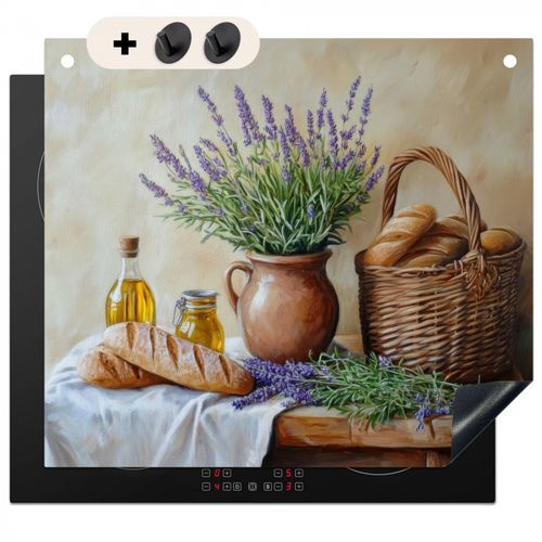 Lavendel - Brood - Stilleven Inductie beschemer met haakjes middel -3d