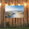 Strand en Zee tuinposter los doek groot -sfeer1