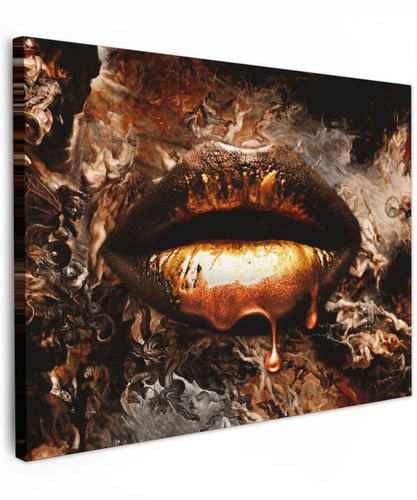 Goud - Lippen - Kunst