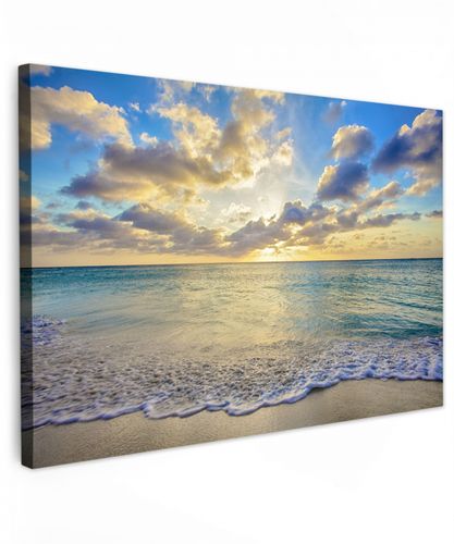 Zee - Strand - Wolken - Zon