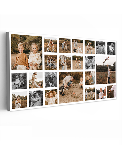 Canvas collage - Liggend - 41 foto's