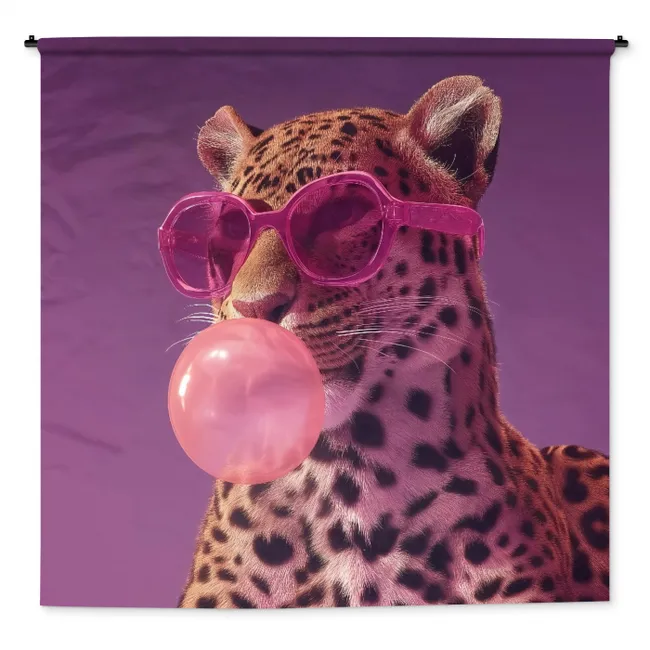 Panter - Zonnebril - Kauwgombel - Roze