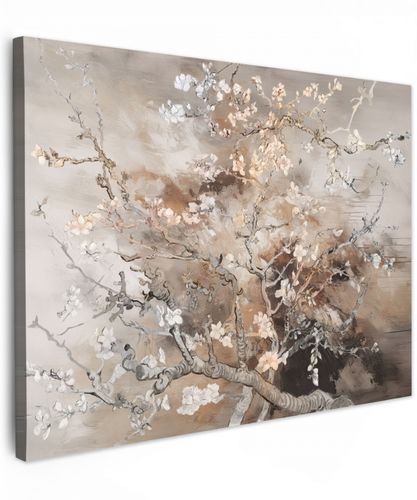 Amandelbloesem - Kunst - Van Gogh - Beige - Abstract