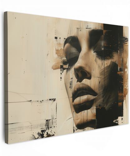 Vrouw - Kunst - Modern - Beige