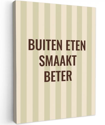 Buiten - Quote - Strepen - Zomer