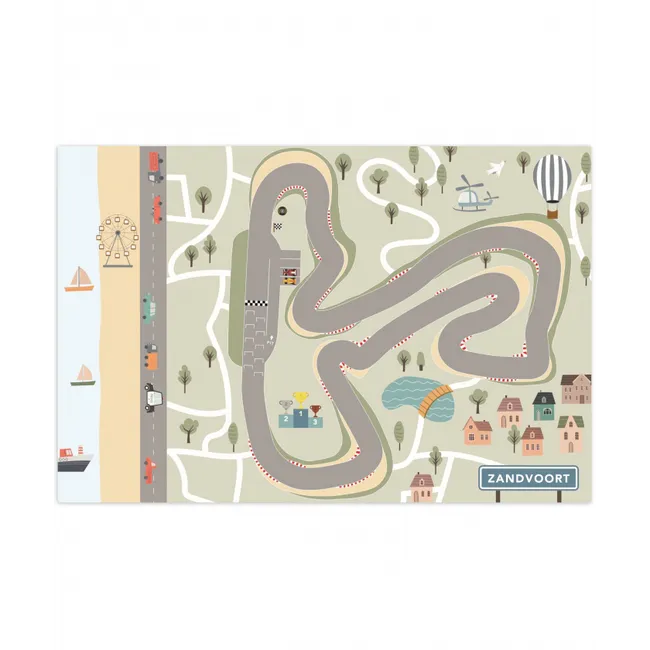 speelkleed-zandvoort Speelmat klein -3d