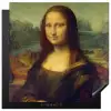 Mona Lisa - Leonardo da Vinci Inductie beschermer vinyl 3mm middel -3d