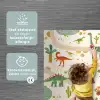 Dino - Groen - Natuur - Kinderen - Design Speelmat middel -sfeer1