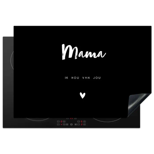 Inductie beschermer - Mama met tekst