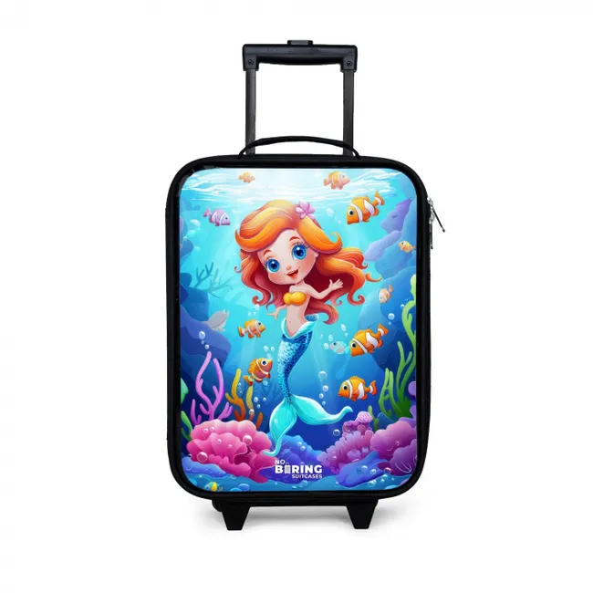 Olivia onderwater Kinderkoffer - Zwart klein -3d