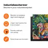 Luipaard - Kleurrijk - Tropisch Inductie beschermer vinyl 3mm middel -zzzzzzz-td-ups
