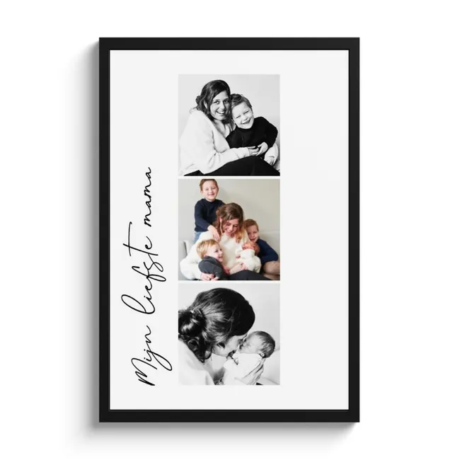 Poster met lijst - Collage verticaal