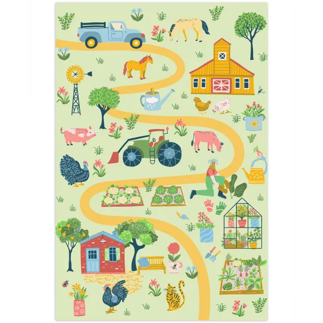 speelkleed-boerderij-6 Speelmat middel -3d
