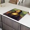 Mona Lisa - Leonardo da Vinci Inductie beschermer vinyl 3mm middel -sfeer8
