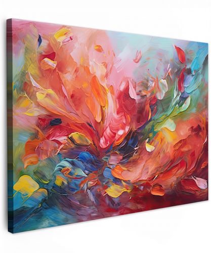 Olieverf - Kunst - Abstract - Kleurrijk