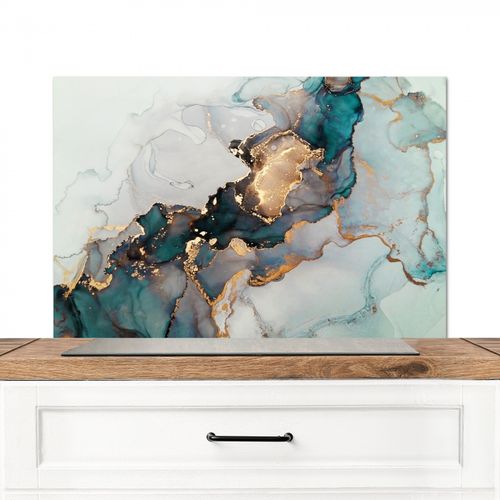 Blauw - Marmer - Goud