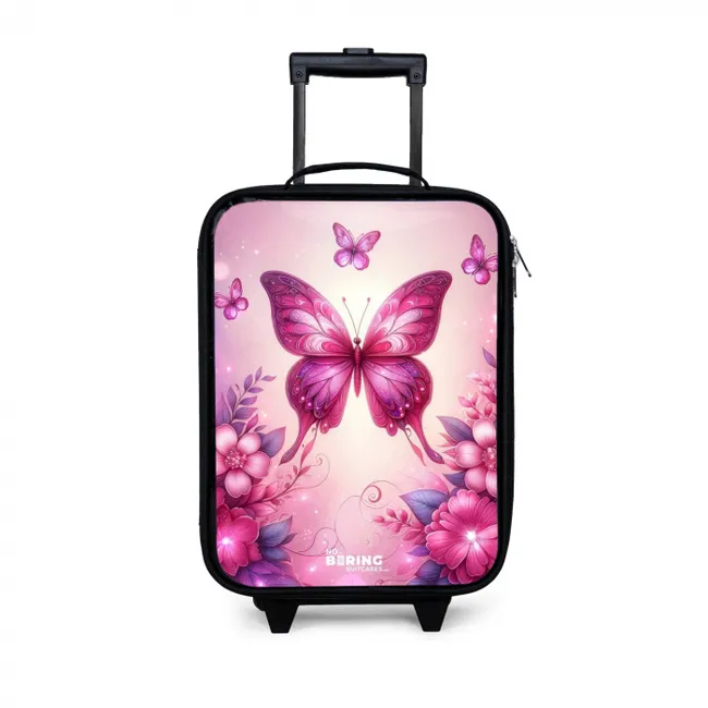 Vlindervallei Kinderkoffer - Zwart klein -3d