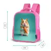 Wortelgeluk in hamstervorm Kinderrugzak - Roze middel -productfoto_formaten