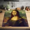 Mona Lisa - Leonardo da Vinci Inductie beschermer vinyl 3mm middel -sfeer5