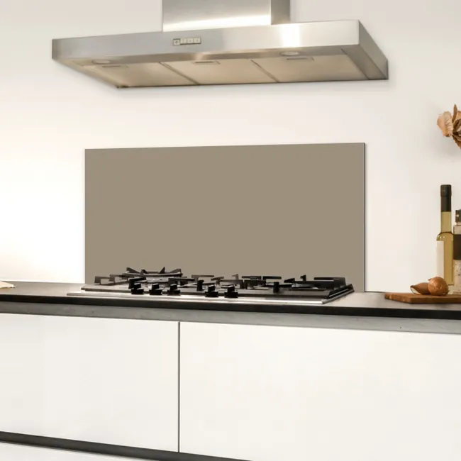 Interieur - Kleuren - Beige Spatscherm Aluminium klein 422 -sfeer4