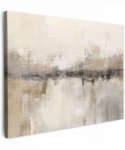 Moderne kunst - Abstract - Beige
