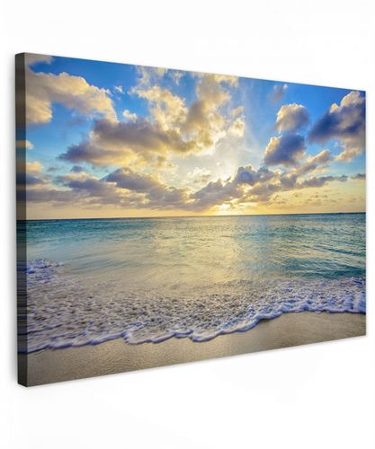 Zee - Strand - Wolken - Zon