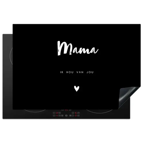 Inductie beschermer - Mama met tekst