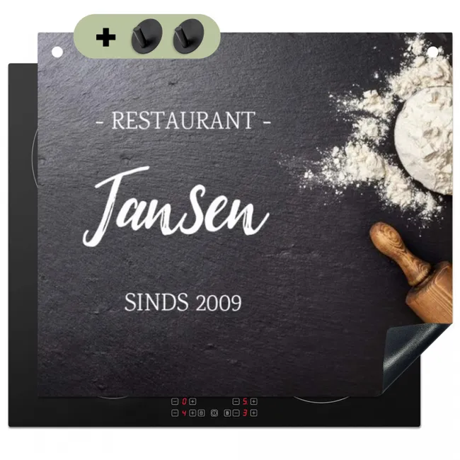 2 in 1 Inductie beschermer - Restaurant