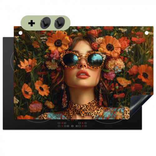 Vrouwen - Bloemen - Modern - Bril - Abstract
