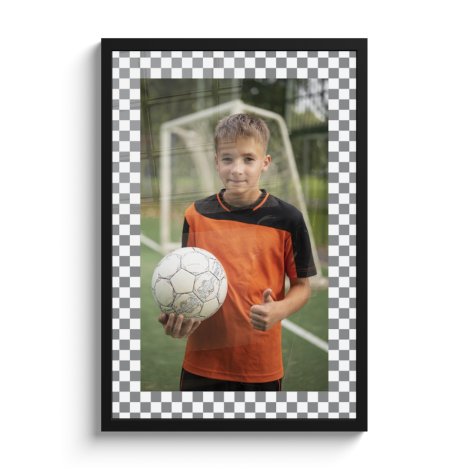 Foto in lijst Blokjes