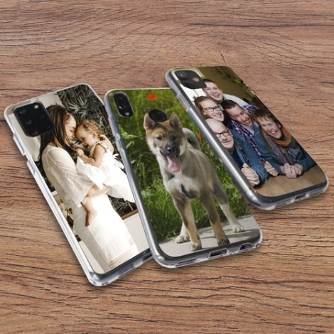 3 voorbeelden van telefoonhoesjes met foto's