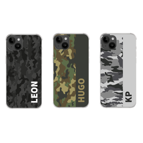 Overzicht van telefoonhoesjes camouflage