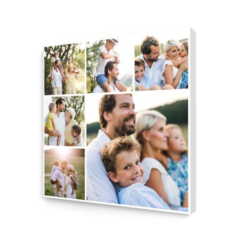 Fotocollage op canvas