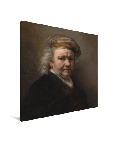 Zelfportret - Schilderij van Rembrandt van Rijn Canvas